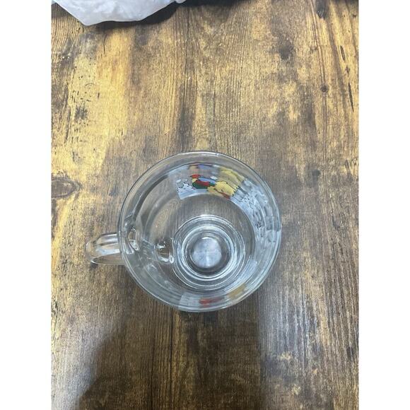 Vintage Disney Winnie The Pooh Christmas anchor hocking 16 oz. Glass Coffee Mug - Picture 5 of 6